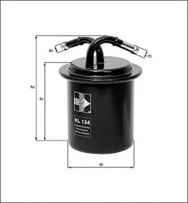 MAGNETI MARELLI 154096316070 -  Топливный фильтр
